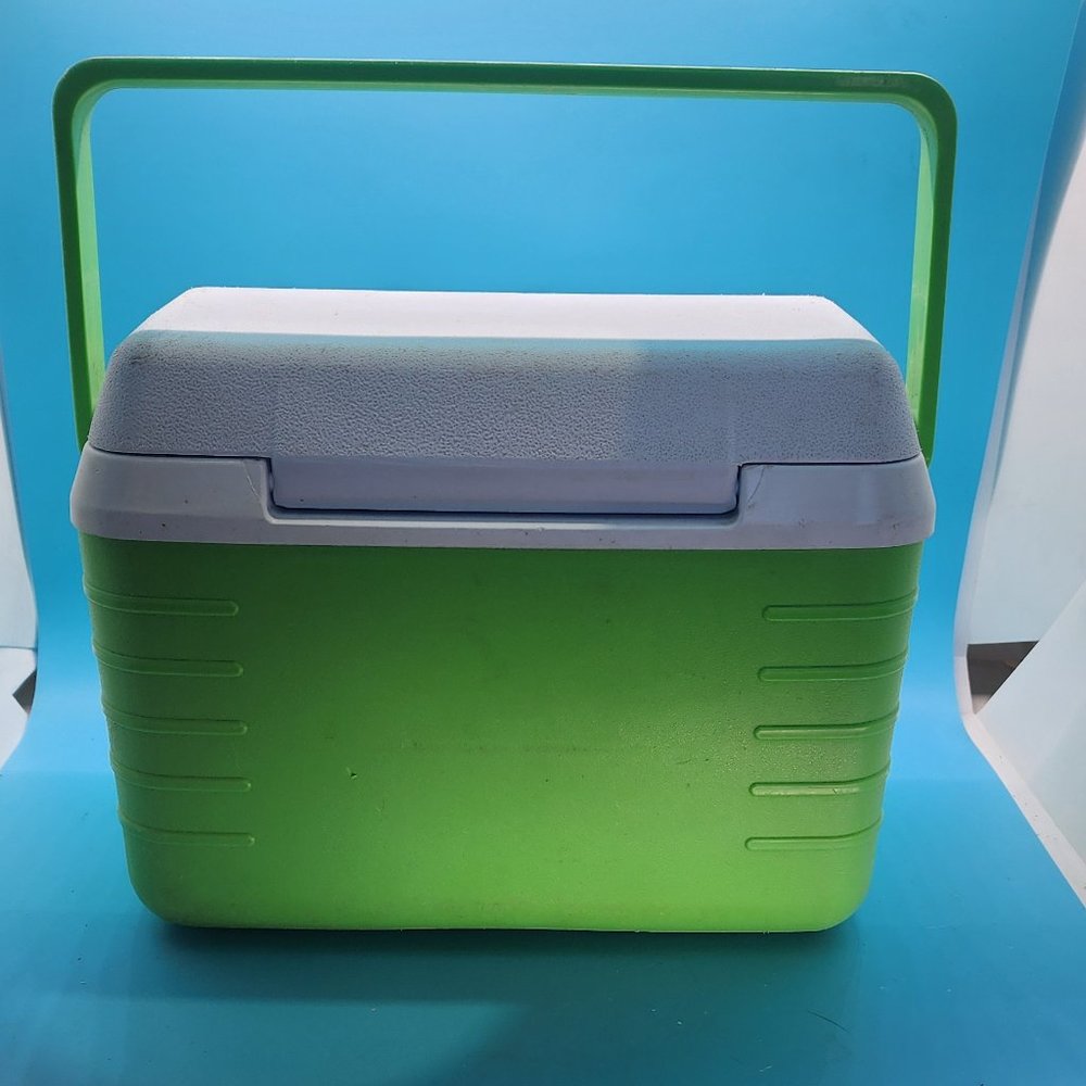 Vintage, Rubbermaid, Lunch box, Mini, 3 quart, Lime color